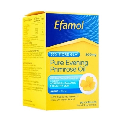 EFAMOL Pure Evening Primrose Oil 500mg 90 Capsules