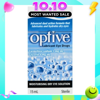 OPTIVE Lubricant Eye Drops 15ml image