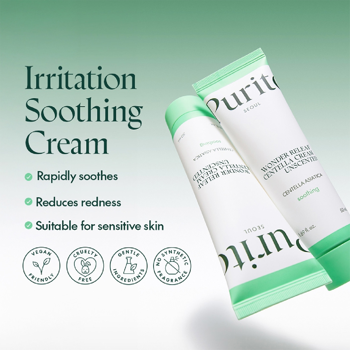 Wonder Releaf Centella Unscented Cream 50ml