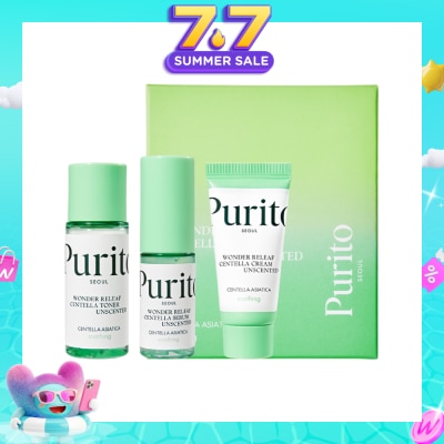 PURITO SEOUL - Wonder Releaf Centella Unscented Mini Kit 1s