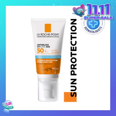 LA ROCHE-POSAY Anthelios Ultra Cream SPF50+ (Broad Spectrum 0% Fragrance Face Sunscreen for Dry Skin) 50ml