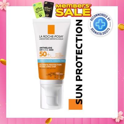 LA ROCHE-POSAY Anthelios Ultra Cream SPF50+ (Broad Spectrum 0% Fragrance Face Sunscreen for Dry Skin) 50ml