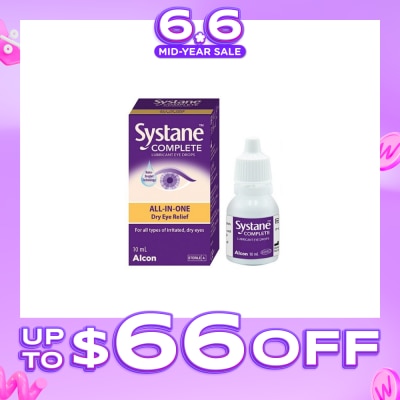 ALCON - Systane Complete All-in-One Lubricant Eye Drops 10ml (Expiry: Apr`2027)