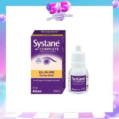 ALCON - Systane Complete All-in-One Lubricant Eye Drops 10ml (Expiry: Nov`2026)