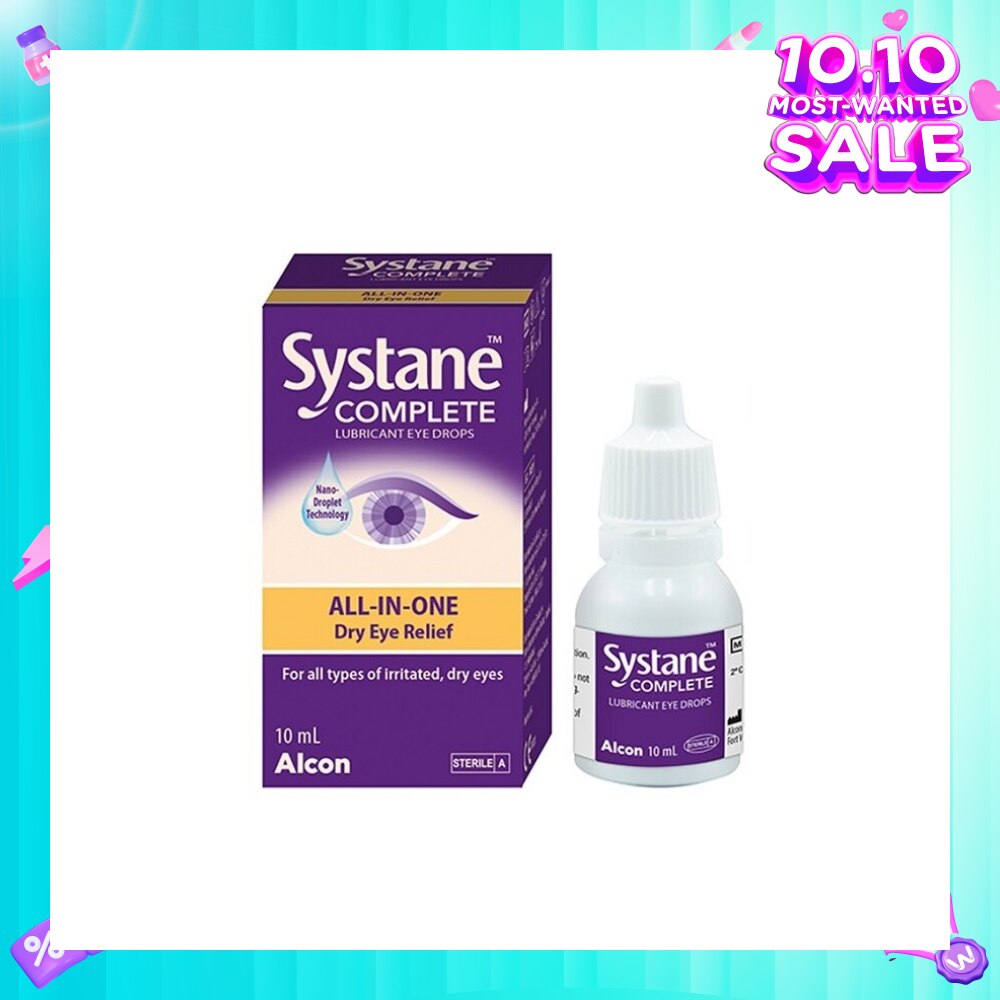 Systane Complete All-in-One Lubricant Eye Drops 10ml (Expiry: May`2026)
