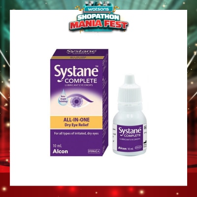 ALCON - Systane Complete All-in-One Lubricant Eye Drops 10ml (Expiry: Apr`2027)