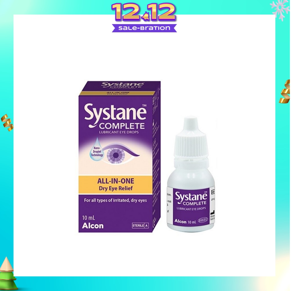 Systane Complete All-in-One Lubricant Eye Drops 10ml (Expiry: May`2026)