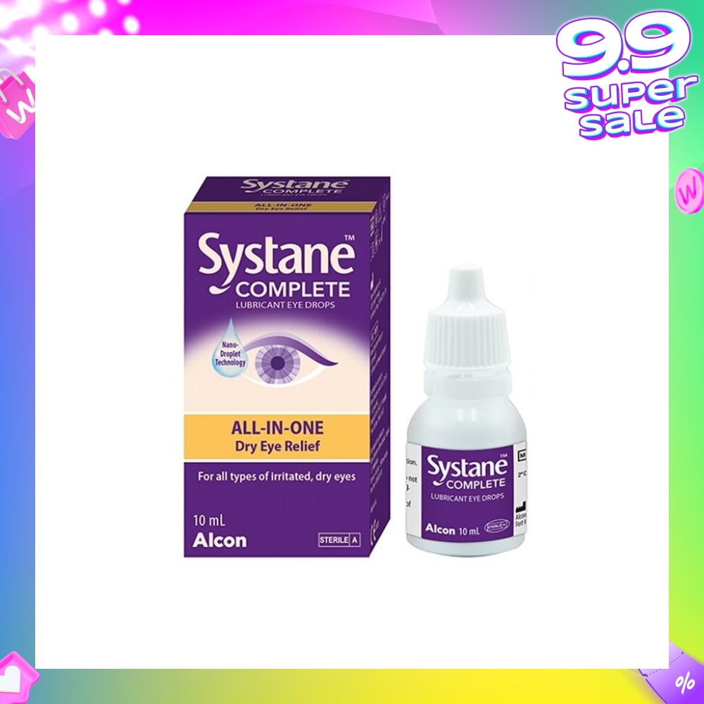 Systane Complete All-in-One Lubricant Eye Drops 10ml (Expiry: May`2026)