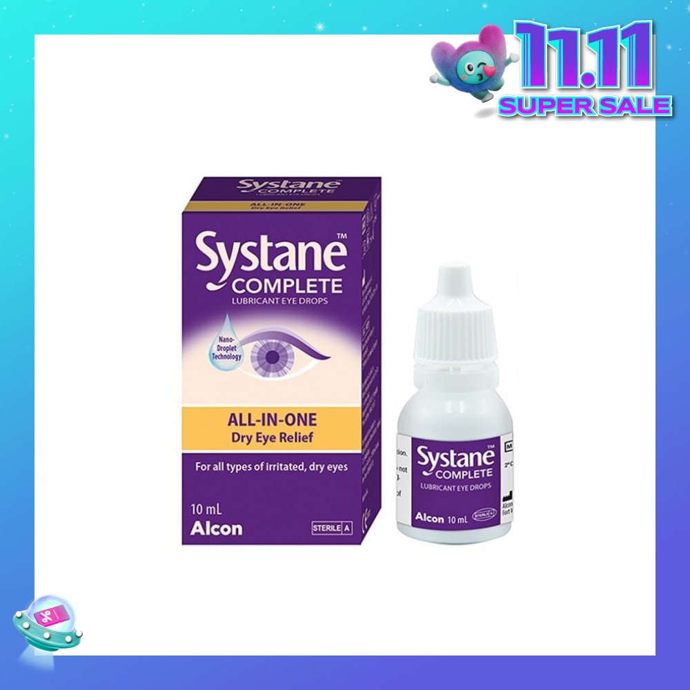 Systane Complete All-in-One Lubricant Eye Drops 10ml (Expiry: May`2026)