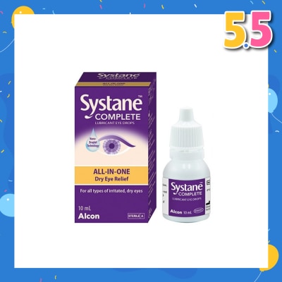 ALCON Systane Complete All-in-One Lubricant Eye Drops 10ml