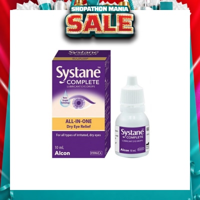 ALCON - Systane Complete All-in-One Lubricant Eye Drops 10ml (Expiry: Apr`2027)