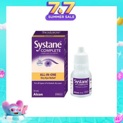 ALCON - Systane Complete All-in-One Lubricant Eye Drops 10ml (Expiry: Apr`2027)