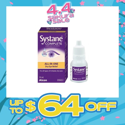 ALCON - Systane Complete All-in-One Lubricant Eye Drops 10ml (Expiry: Nov`2026)