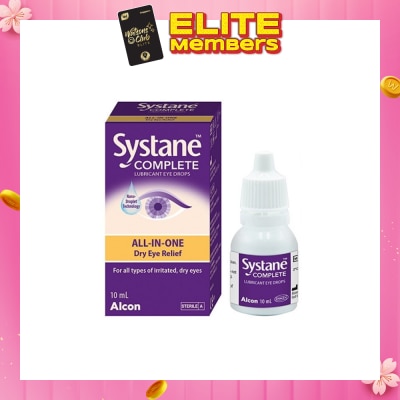 ALCON Systane Complete All-in-One Lubricant Eye Drops 10ml (Expiry: Oct`2026)