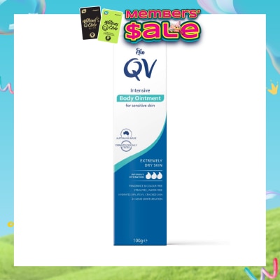 EGO QV - Intensive Body Moisturiser (Intensive Body Balm For Cracked + Sensitive & Eczema-Prone Skin) 100g