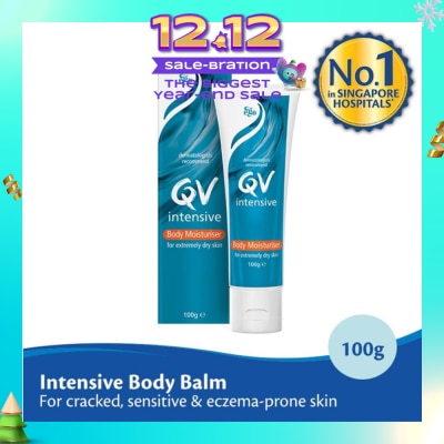EGO QV Intensive Body Moisturiser (Intensive Body Balm For Cracked + Sensitive & Eczema-Prone Skin) 100g