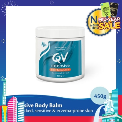 EGO QV Intensive Body Moisturiser (Intensive Body Balm For Cracked + Sensitive & Eczema-Prone Skin) 450g