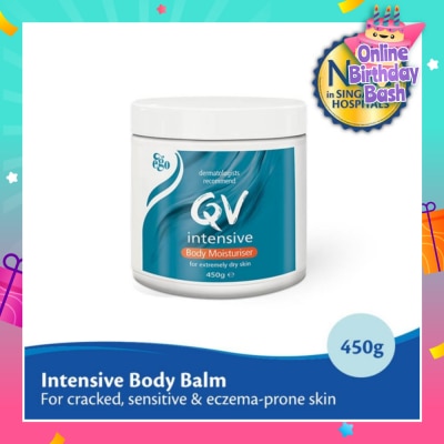 EGO QV Intensive Body Moisturiser (Intensive Body Balm For Cracked + Sensitive & Eczema-Prone Skin) 450g