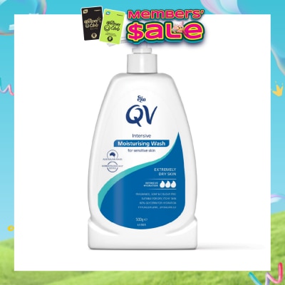 EGO QV - Intensive Cleanser (Intensive Body Wash For Very Dry + Sensitive & Eczema-Prone Skin) 500g