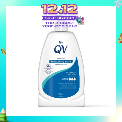EGO QV Intensive Cleanser (Intensive Body Wash For Very Dry + Sensitive & Eczema-Prone Skin) 500g
