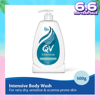 EGO QV Intensive Cleanser (Intensive Body Wash For Very Dry + Sensitive & Eczema-Prone Skin) 500g