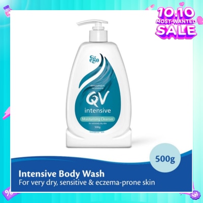 EGO QV Intensive Cleanser (Intensive Body Wash For Very Dry + Sensitive & Eczema-Prone Skin) 500g