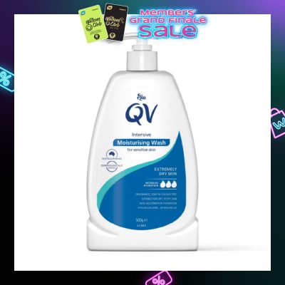 EGO QV Intensive Cleanser (Intensive Body Wash For Very Dry + Sensitive & Eczema-Prone Skin) 500g
