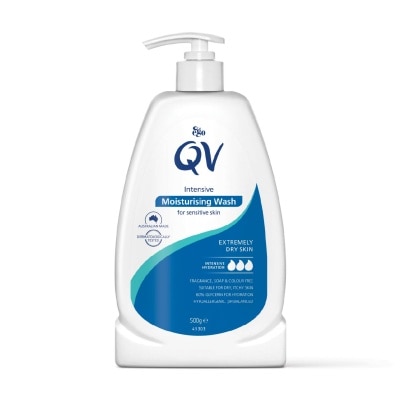EGO QV Intensive Cleanser (Intensive Body Wash For Very Dry + Sensitive & Eczema-Prone Skin) 500g