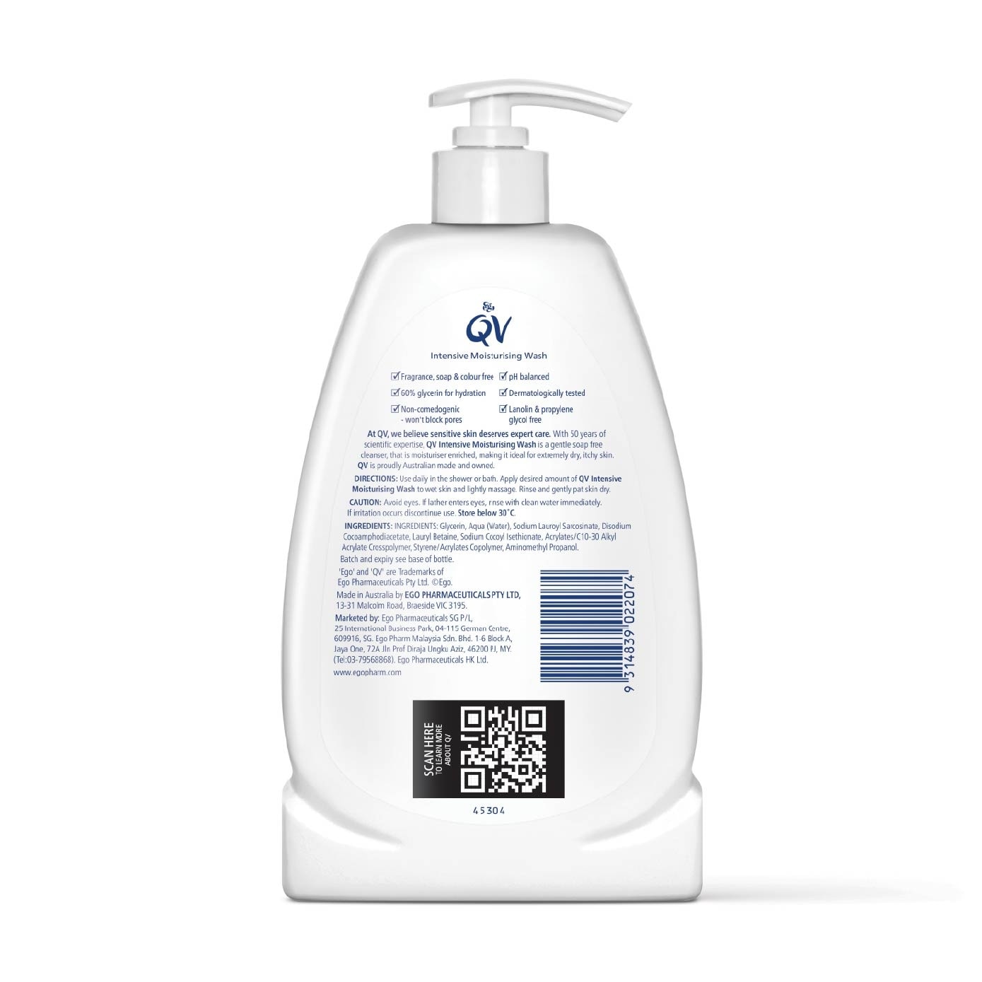Intensive Cleanser (Intensive Body Wash For Very Dry + Sensitive & Eczema-Prone Skin) 500g
