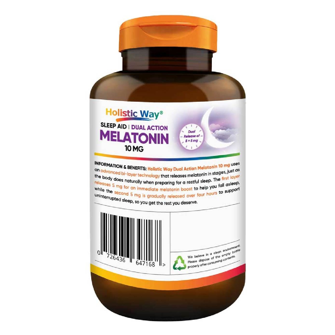 Dual Action Melatonin 10mg Tablet 30s