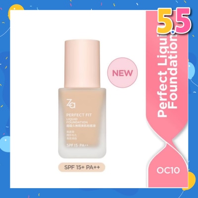ZA Perfect Fit Liquid Foundation OC10 25ml