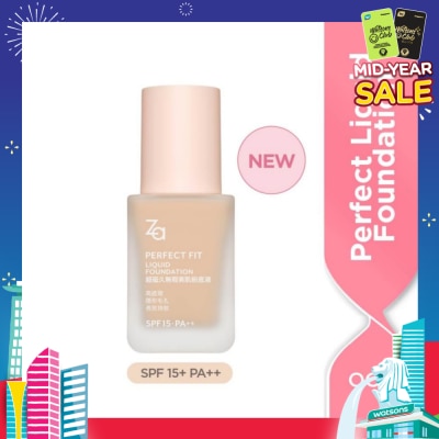 ZA Perfect Fit Liquid Foundation OC10 25ml