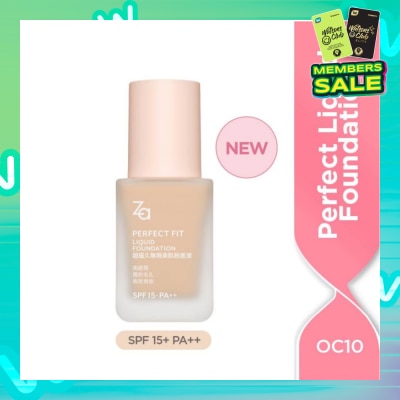 ZA Perfect Fit Liquid Foundation OC10 25ml