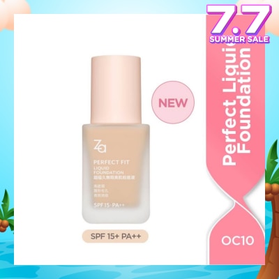 ZA Perfect Fit Liquid Foundation OC10 25ml