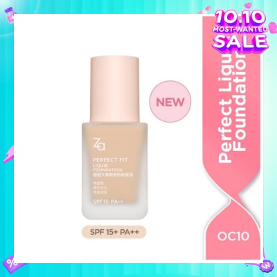 ZA Perfect Fit Liquid Foundation OC10 25ml