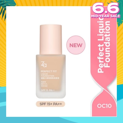 ZA Perfect Fit Liquid Foundation OC10 25ml