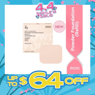 ZA - Airy Flawless Powder Foundation Ex Refill PO10 8g