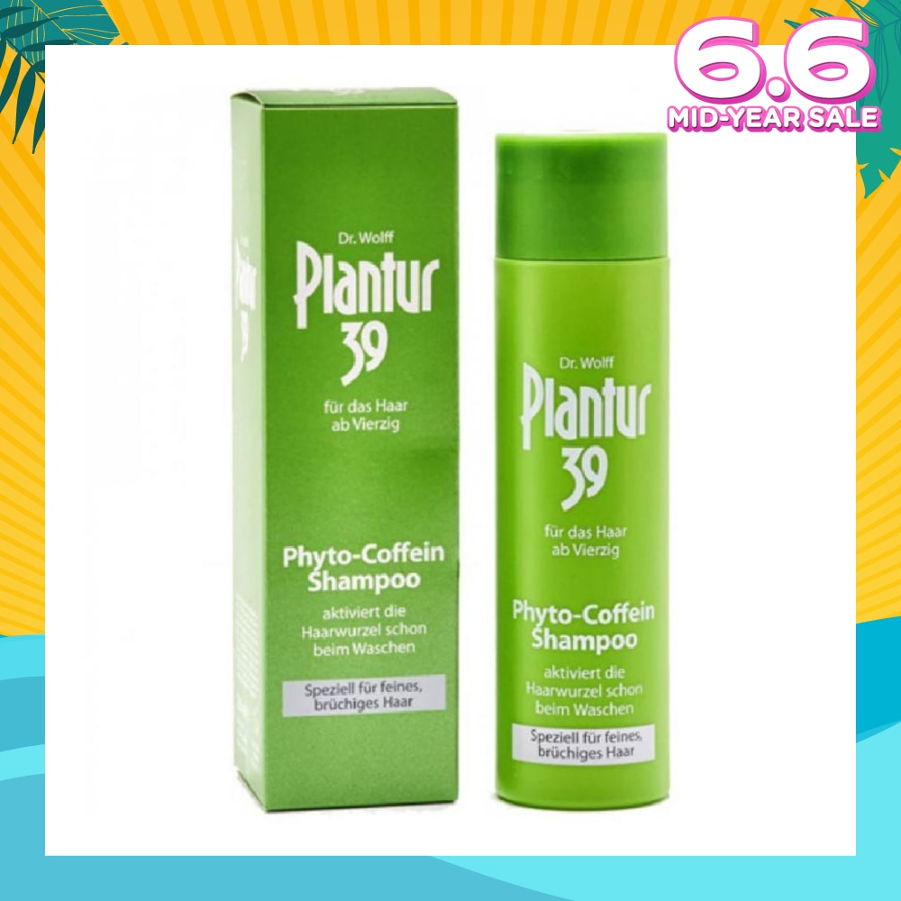 Phyto-Caffeine Shampoo For Fine Brittle Hair (Suitable for Women 40 & above, Strengthens & Prevents Hairfall) 250ml
