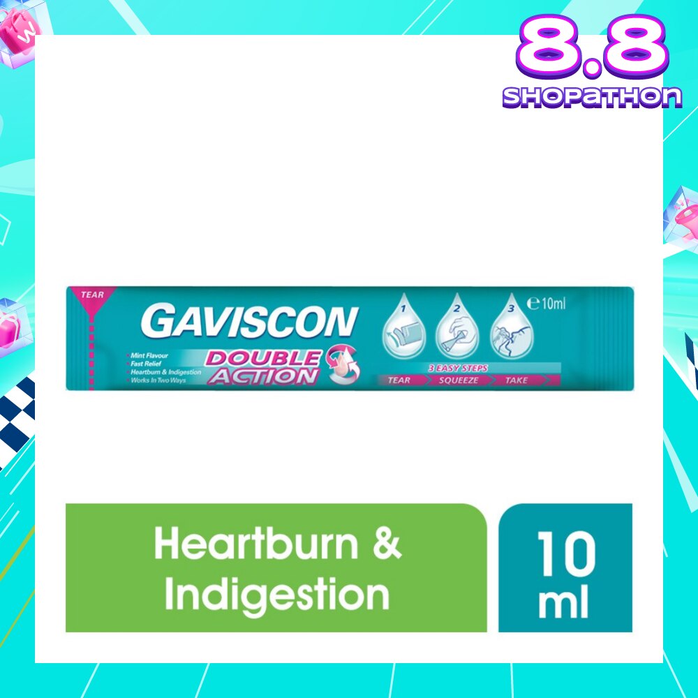 Gaviscon Double Action Liquid Sachet 10ml