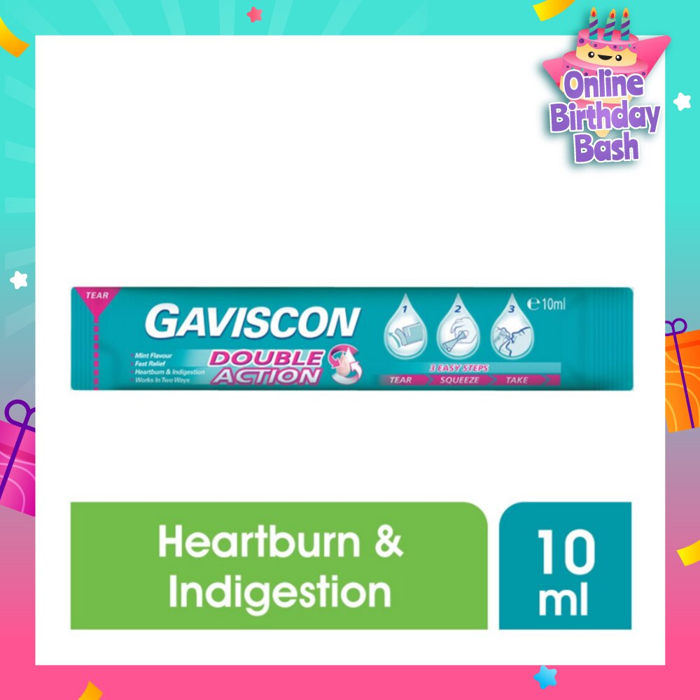 Gaviscon Double Action Liquid Sachet 10ml
