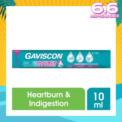 GAVISCON Gaviscon Double Action Liquid Sachet 10ml