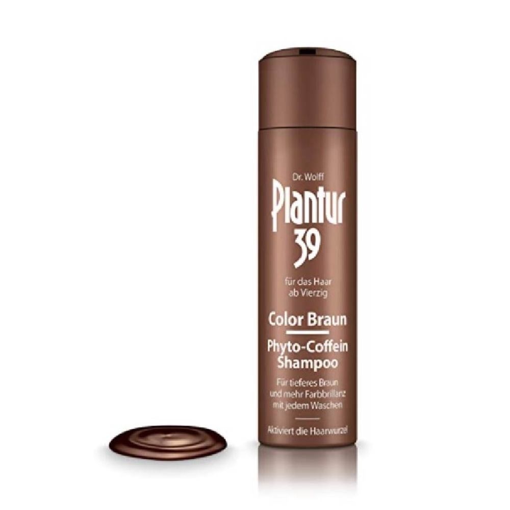 Phyto-Caffeine Braun Shampoo For Natural/Dyed Brown Shades of Hair (Reduces Hairfall, Covers emerging grey hairs and light roots) 250ml