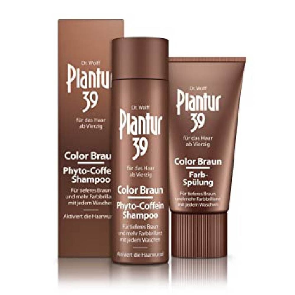 Phyto-Caffeine Braun Conditioner For Natural/Dyed Brown Shades of Hair (Enhanced Colour Brillance, Covers emerging grey hairs and light roots) 150ml