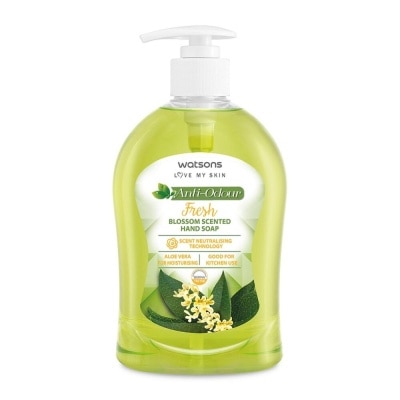 WATSONS Watsons Anti-Odour Fresh Blossom Scented Hand Soap 500ml