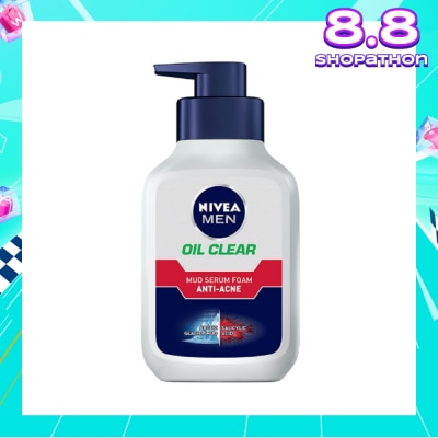 NIVEA Men Oil Control Anti Acne Mud Serum Foam 150ml