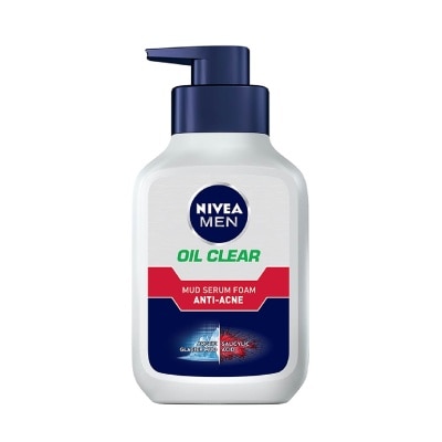 NIVEA Men Oil Control Anti Acne Mud Serum Foam 150ml