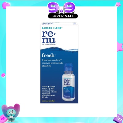 BAUSCH + LOMB - Renu Fresh Multi-Purpose Contact Lens Solution (Lens Case Included) 60ml image