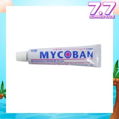 ICM PHARMA Mycoban Topical Antifungal Cream 15g