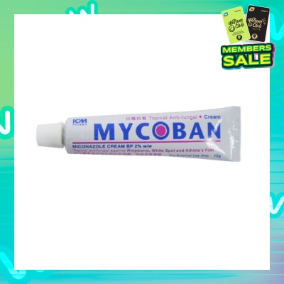 ICM PHARMA Mycoban Topical Antifungal Cream 15g