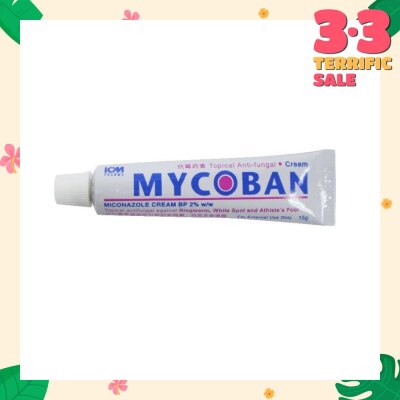 ICM PHARMA Mycoban Topical Antifungal Cream 15g